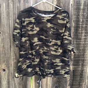 Shein camouflage shirt